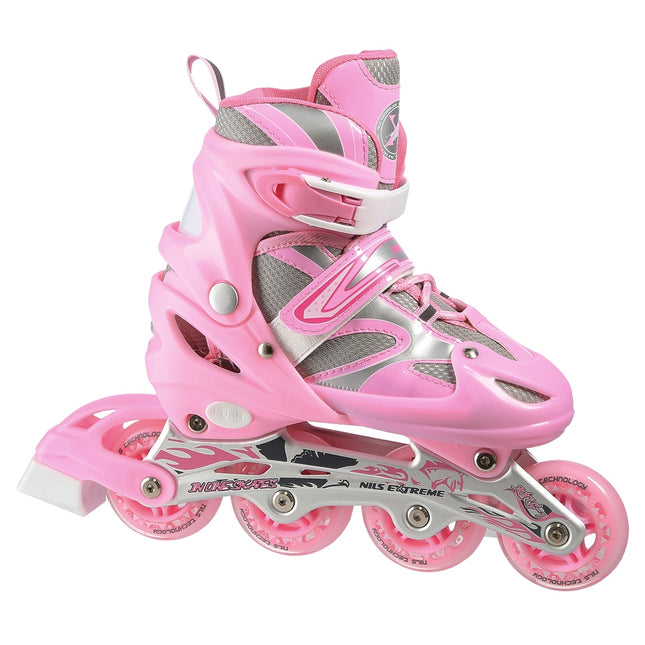 2-in-1 Pink Inline & Ice Skates, Size M (35-38)