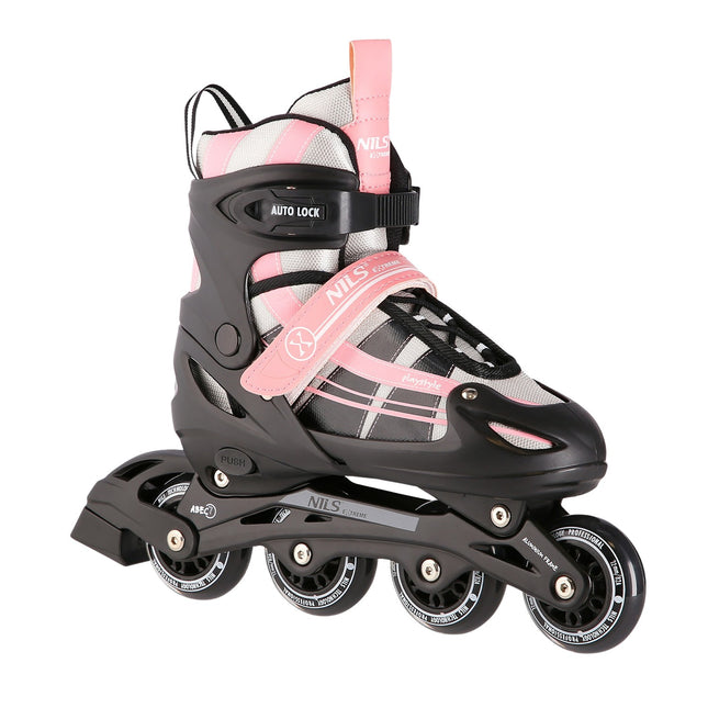2-in-1 Pink-White Inline & Ice Skates, Size S (31-34)