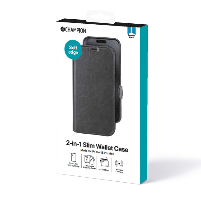 2-in-1 Slim wallet iPhone 15 Pro Max
