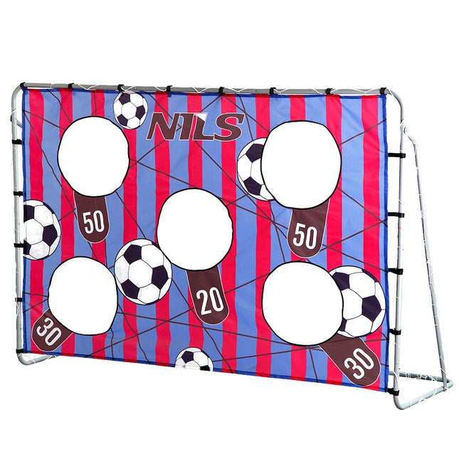 2-in-1 Soccer Goal with Net & Target Panel