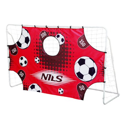2-in-1 Soccer Goal with Net & Target Panel