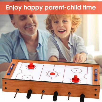 2-in-1 Tabletop Foosball and Air Hockey Game Table