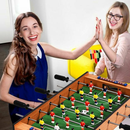 2-in-1 Tabletop Foosball and Air Hockey Game Table