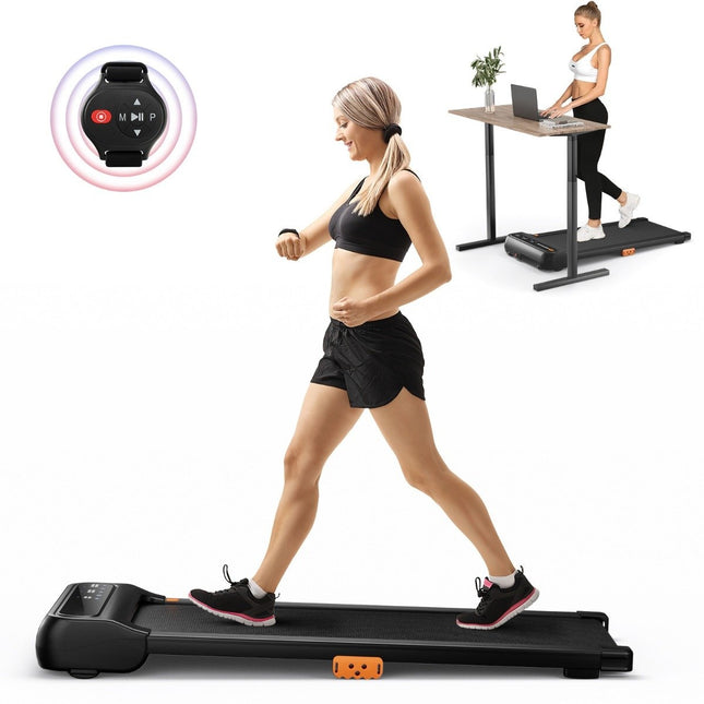 2-in-1 loopband onder het bureau met klokachtige afstandsbediening en LED-display