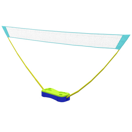 2-in-1 adjustable badminton and volleyball net set with stand