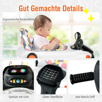 2 in 1 baby walker folding baby walker black