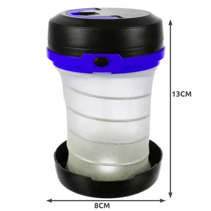 2in1 foldable tourist lamp - blue