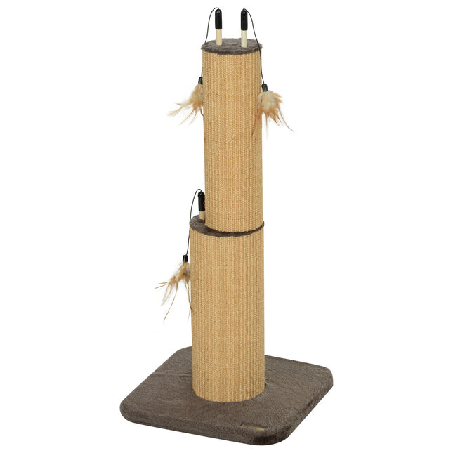 Indoor 78 cm Jute Cat Scratching Post with spring
