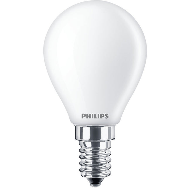 2-pack LED E14 Globe 4.3W (40W) Frost 470lm