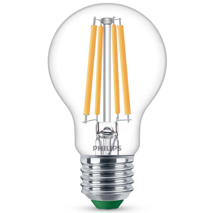2-pack LED E27 Normal 4W (60W) Clear 840lm 2700K Energy class A