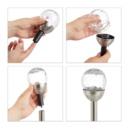 2-pack solar lamps