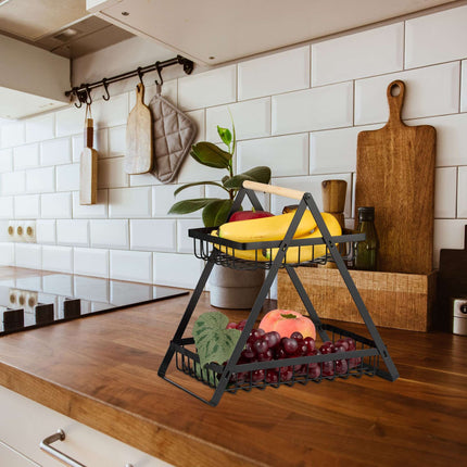 2-part fruit basket etagere