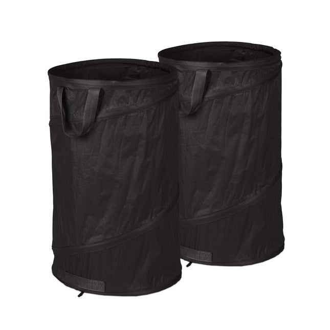 2 pcs. garden bags 120-liter black
