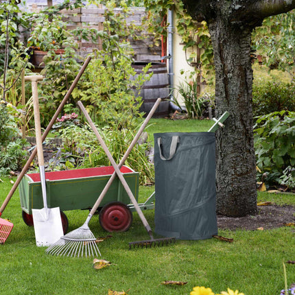 2 pcs. garden sacks 120-litre grey
