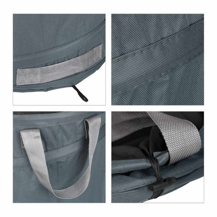 2 pcs. garden sacks 120-litre grey