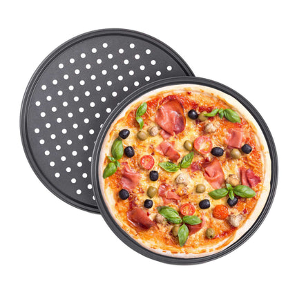 2 pcs. round pizza pans