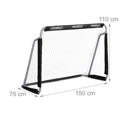 2 pcs. soccer goal in black