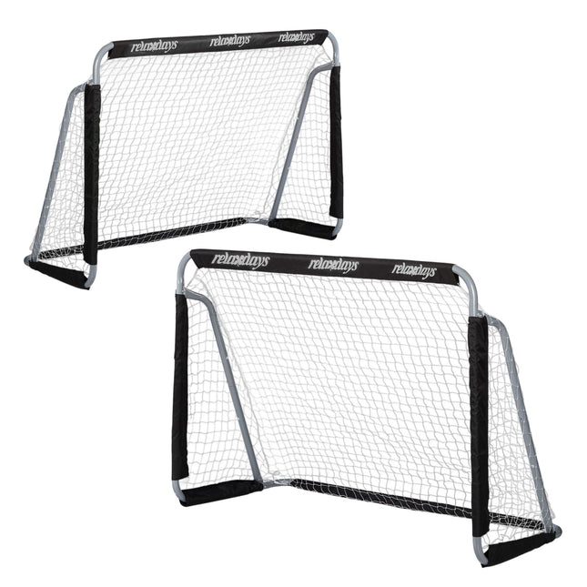 2 pcs. soccer goal in black