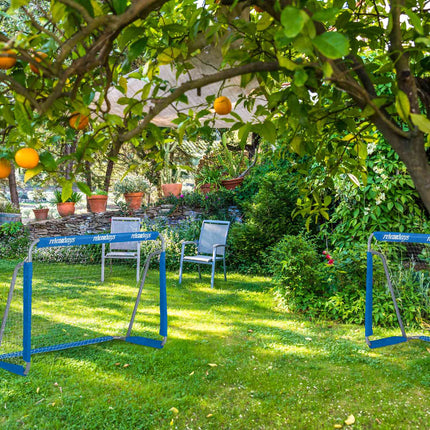 2 pcs. soccer goal in blue