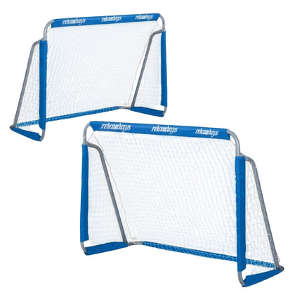 2 pcs. soccer goal in blue