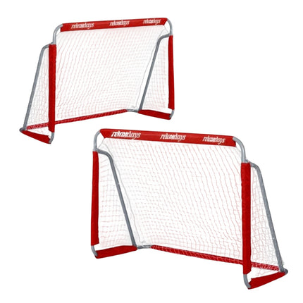 2 pcs. soccer goal in red