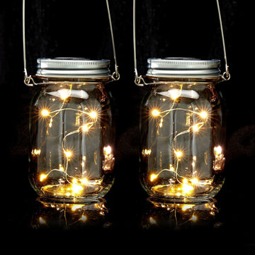 2 pcs. solar lanterns with LED