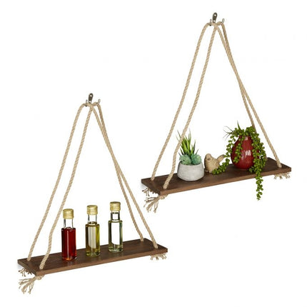 2 pcs. wooden shelves