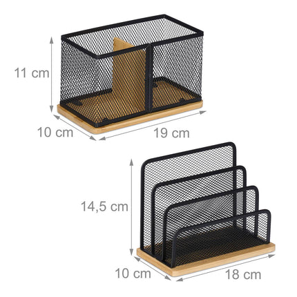 2-piece desk organization set