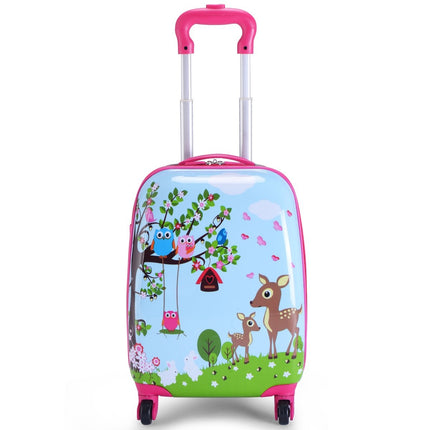 2-piece suitcase set children's luggage 16'' suitcase + 12'' backpack