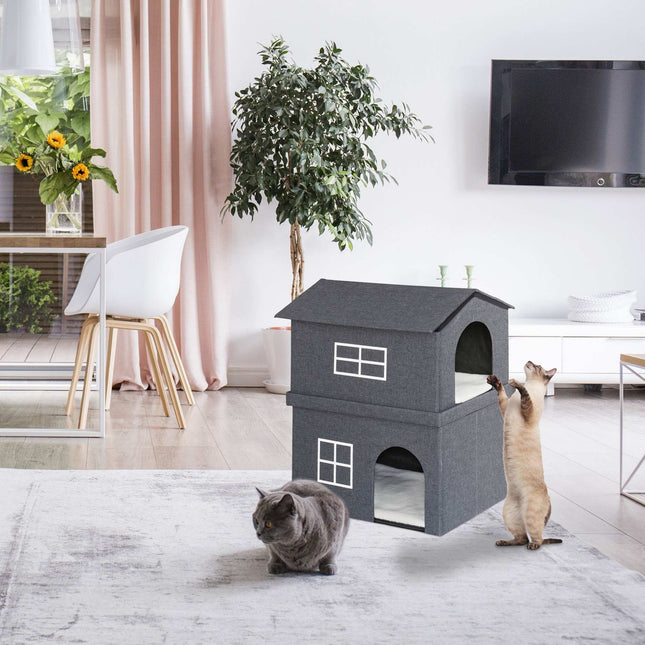 2 storey cat house for indoors