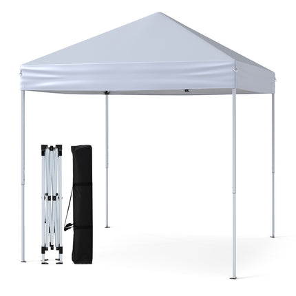 2x2m Pop-Up Pavilion, Waterproof, UV 50+, White