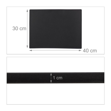 2x bar mat 40x30 cm