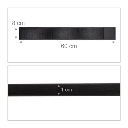 2x bar mat 60x8 cm