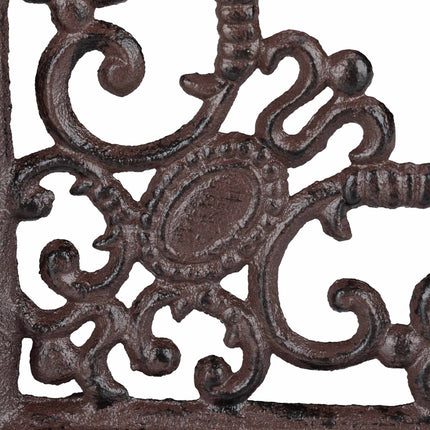 2x shelf bracket forged in cast iron