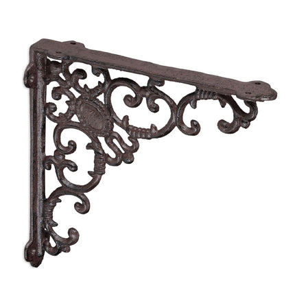 2x shelf bracket forged in cast iron