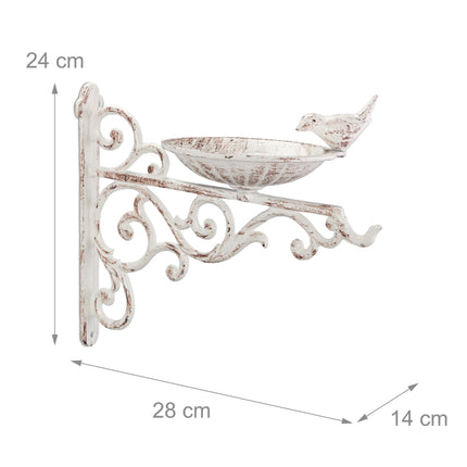 2x shelf bracket in cast iron with chain