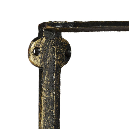 2x shelf bracket in cast iron with chain