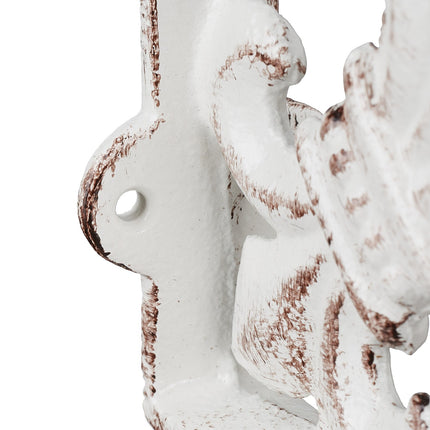 2x shelf bracket with French lily cast iron