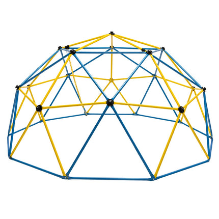 305 cm Large Climbing Dome with Swing Blue & Yellow & Green