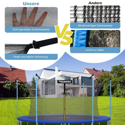 Ø305 cm trampoline safety net inside for garden trampolines black