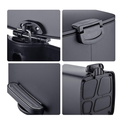 30L Black Pedal Bin with Soft-Close Lid