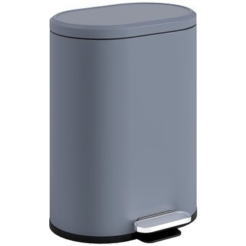 30L Kitchen Pedal Trash Can, Soft-Close Lid, Gray