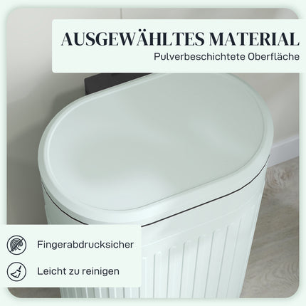 30L Metal Pedal Bin, Soft-Close, Removable Inner Bucket