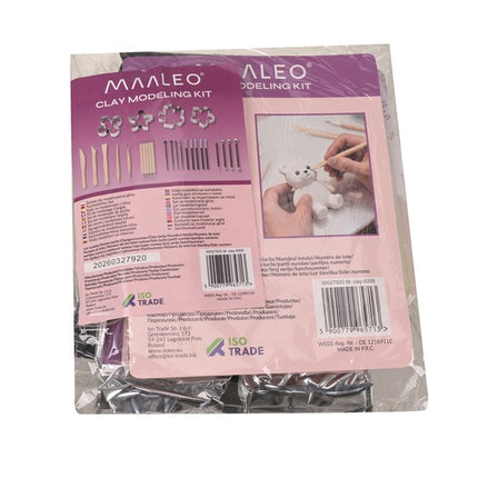 30-Piece Self-Hardening Clay Sculpting Kit