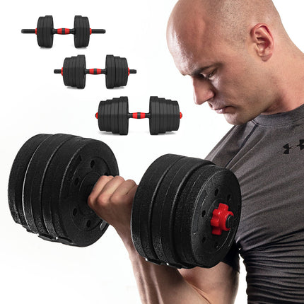 30 kg Adjustable Barbell and Dumbbell Set