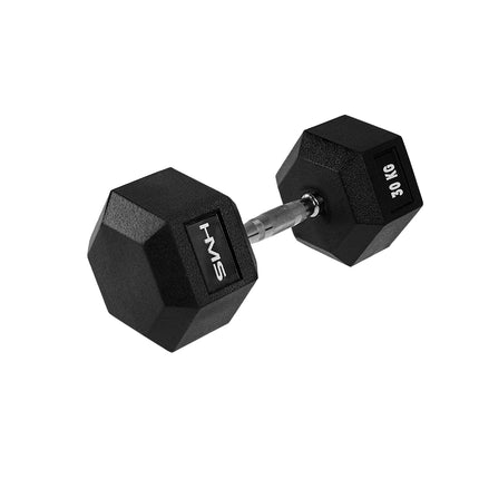 30 kg Hex Dumbbell – Rubber Coated, Anti-Slip Handle