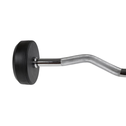 30 kg Rubber Coated Curl Bar