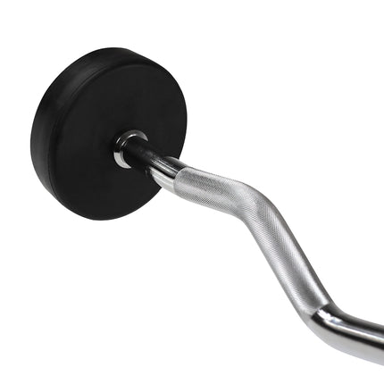 30 kg Rubber Coated Curl Bar