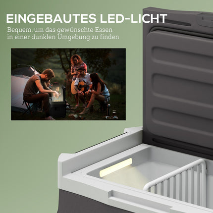 Electric cooler box, 30L, LED, ECO Mode, 12/230V, Black