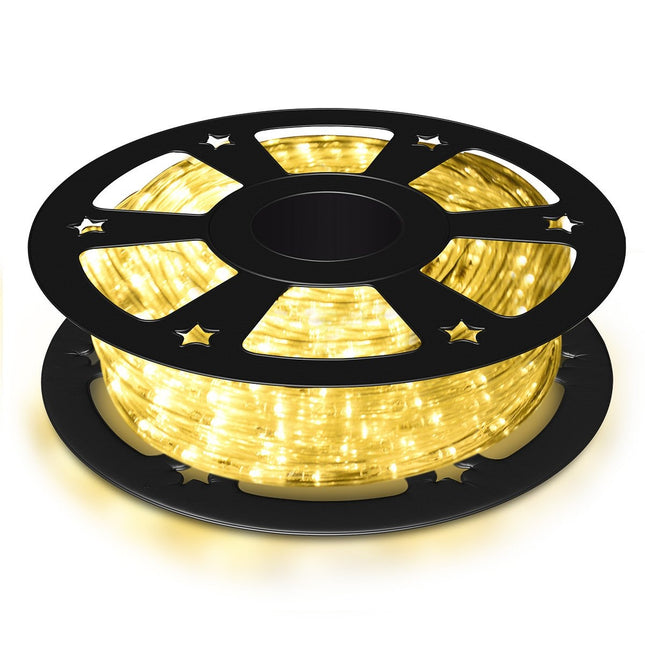 30 m rope lights, fairy lights with 1080 LEDs, Christmas decoration, 100 inches, warm white